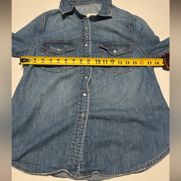 Hatch Blue Denim Maternity Shirt - Picture 4 of 8